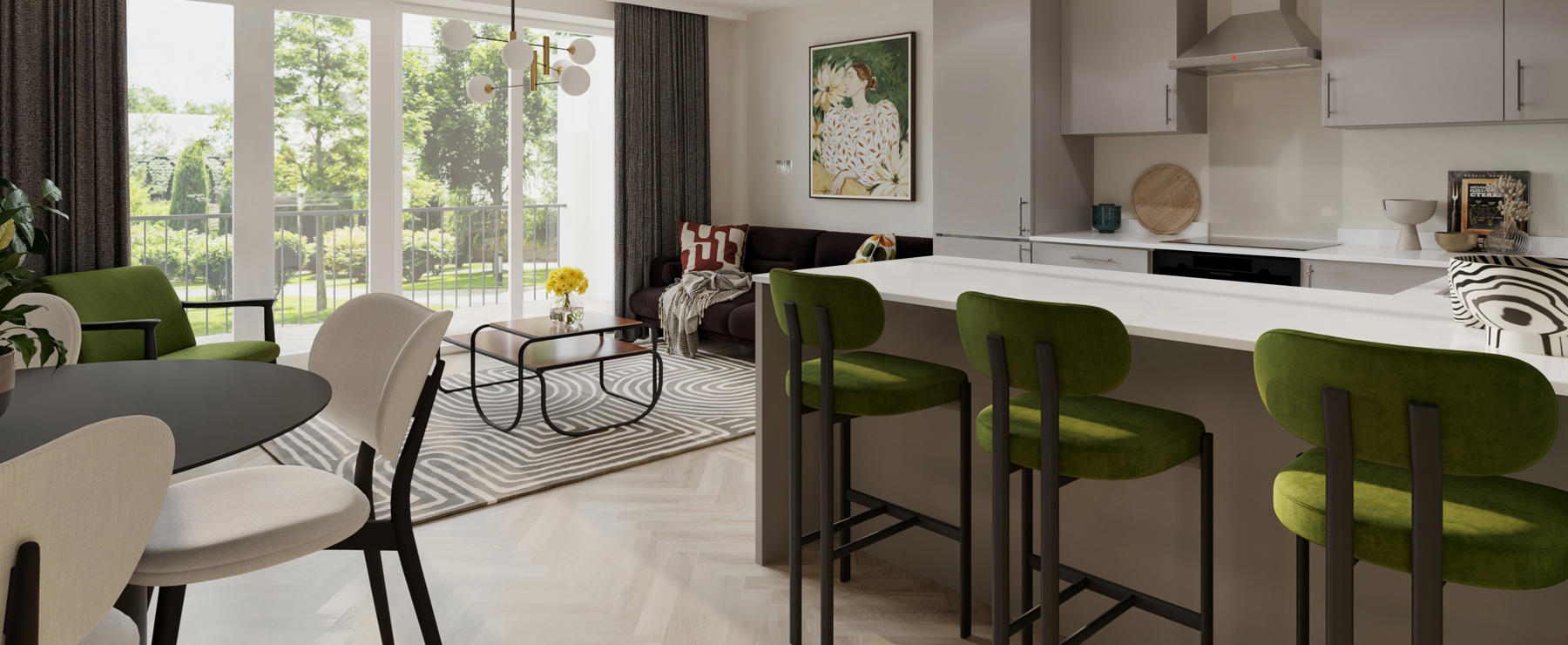 Kitchen Living Dining