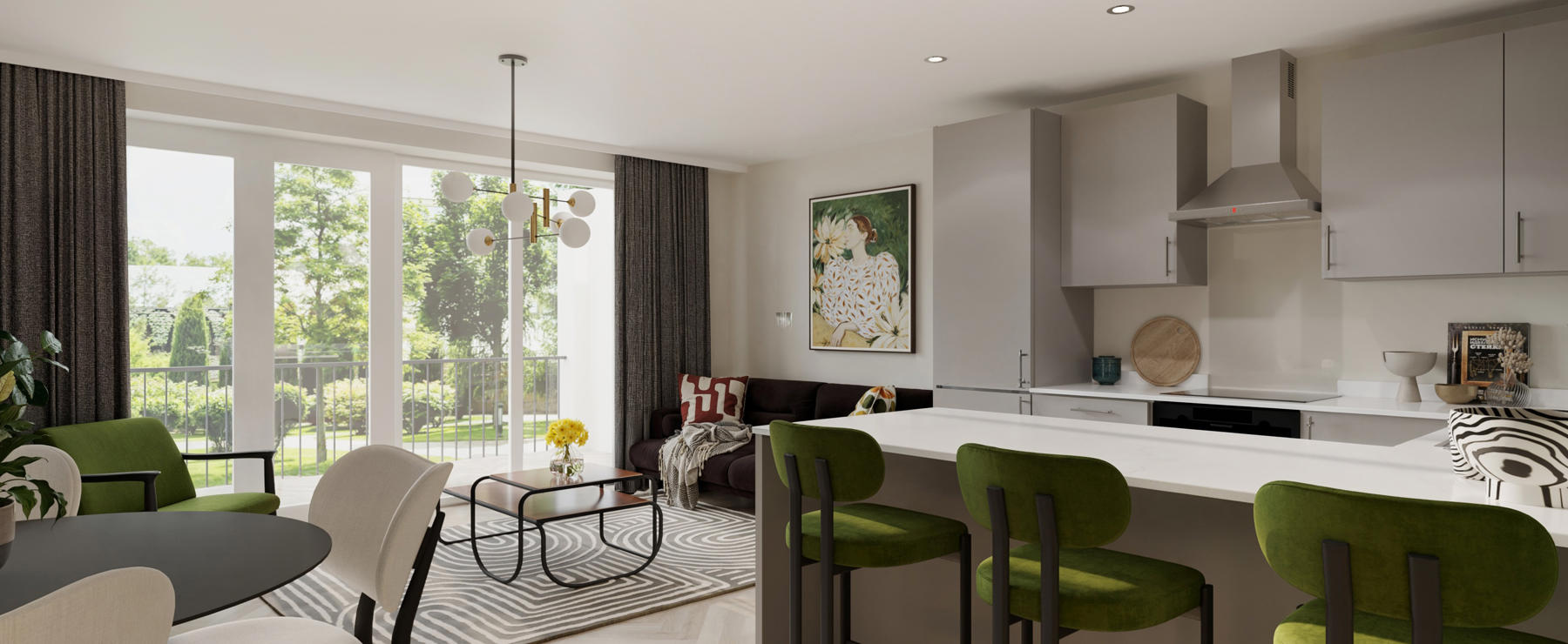 Kitchen Living Dining