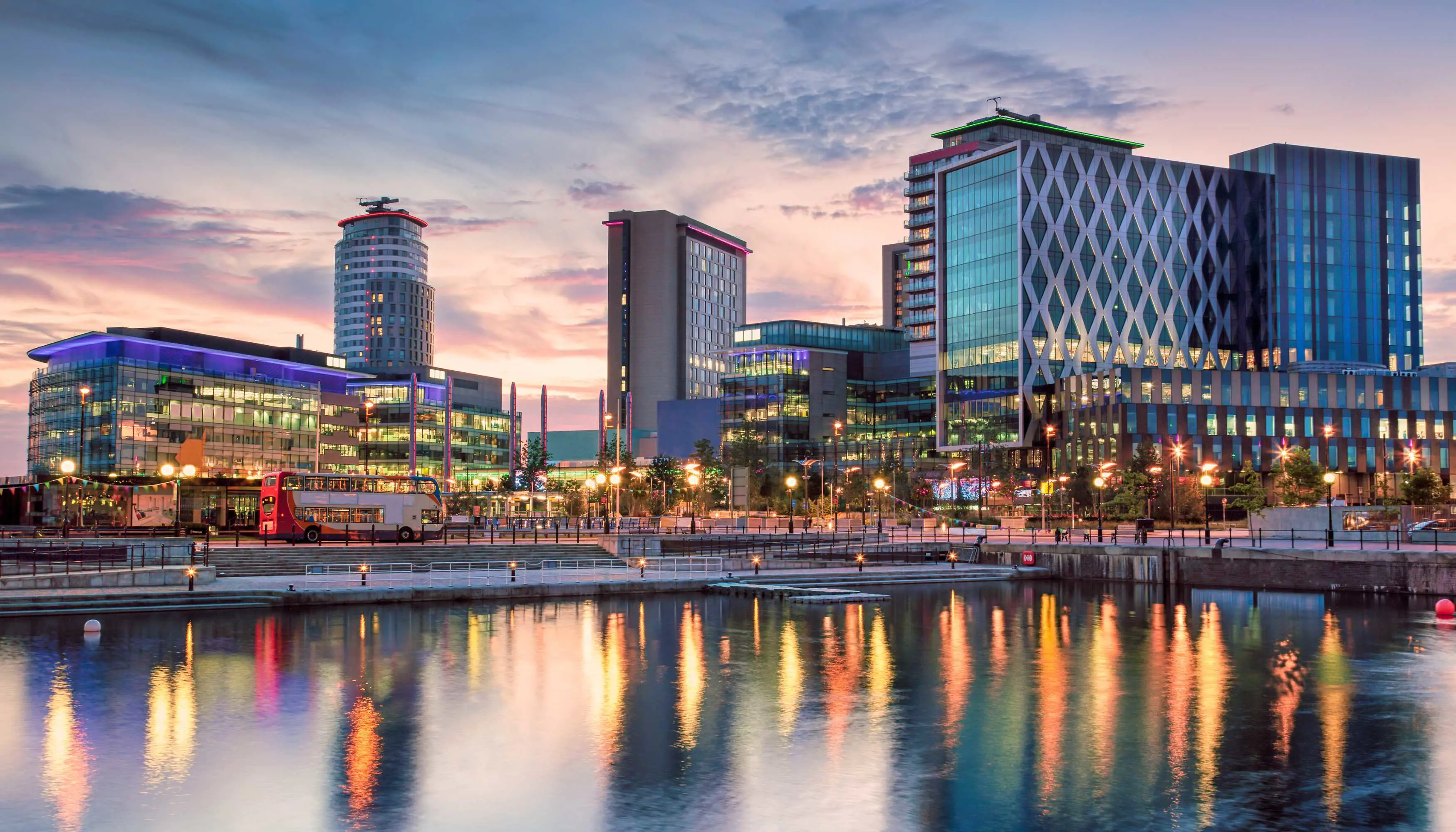 skyline of Manchester city centre