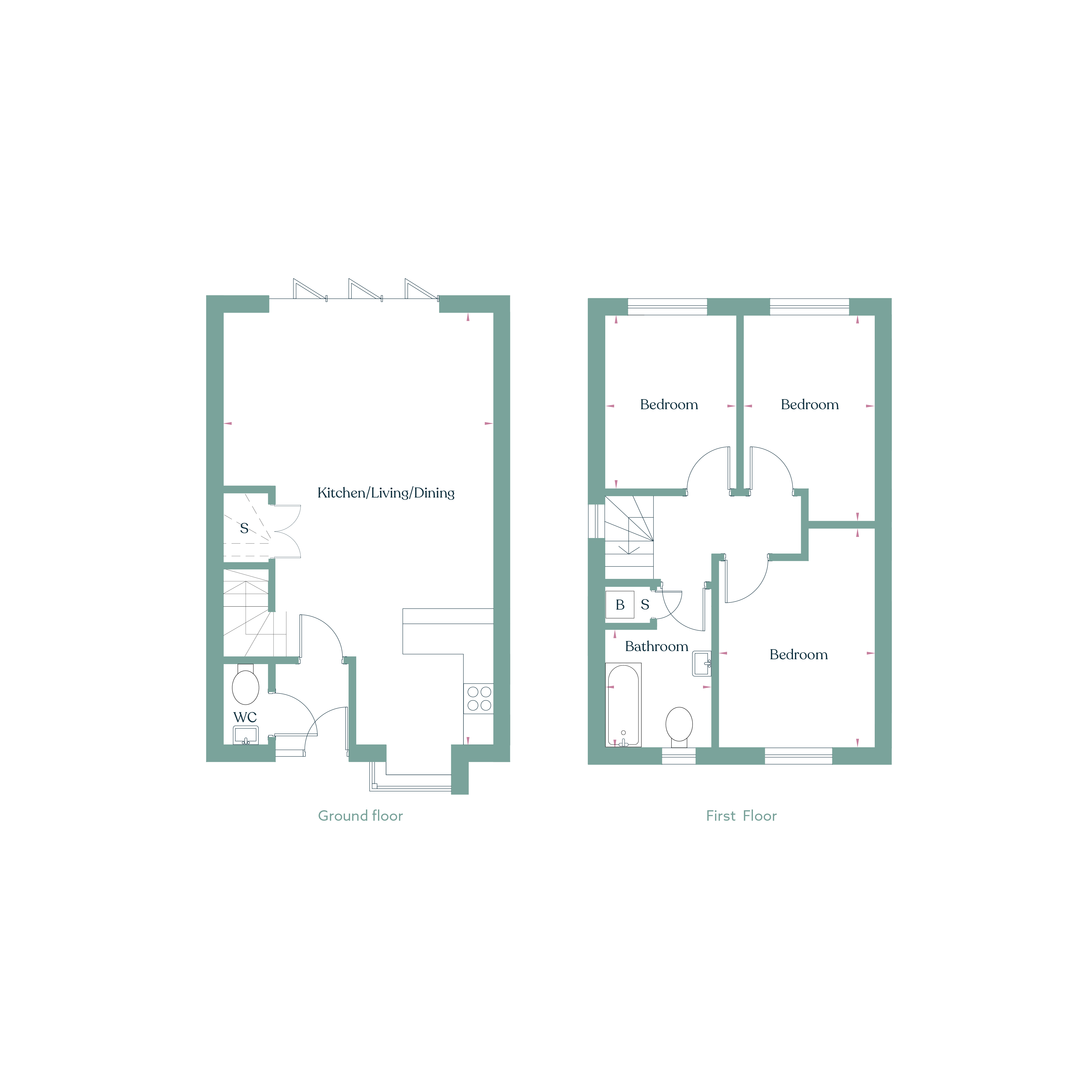 GECKO Shores Fold Floor Plans 1024Px Sq [3 Bed] (1)